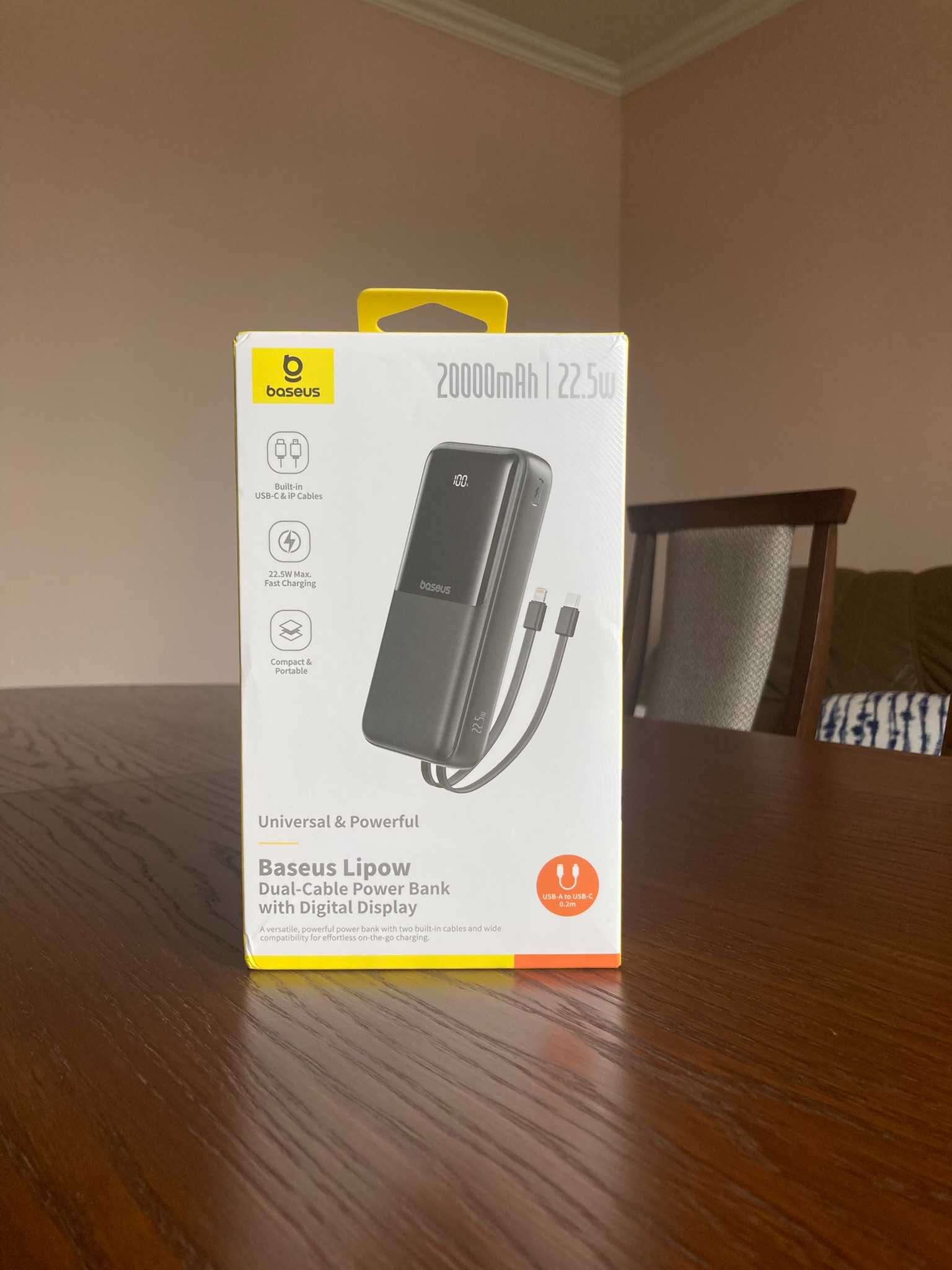 New Powerbank Baseus Lipow 20000 mAh 22.5 W