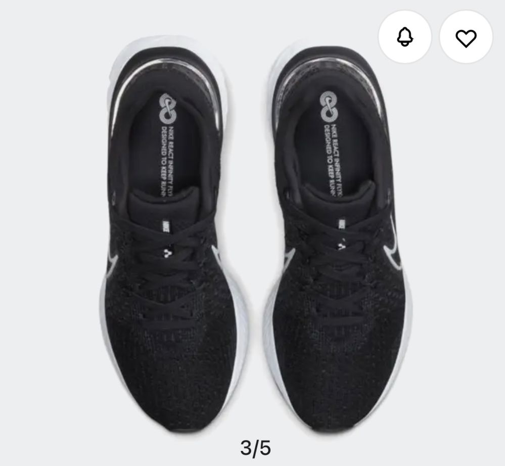 Оригінал Кросівки Nike React Infinity Run Flyknit 3./26см/27см/28см/