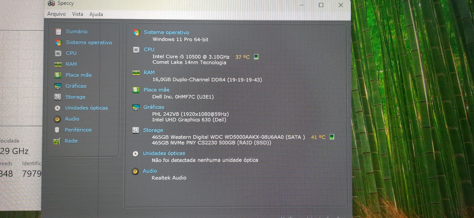 Pç DELL 3080SFF 10ªG|i5»10500»3.1G|16G|HDMI|NVMe512G+HDD500G|5G+BT|W11