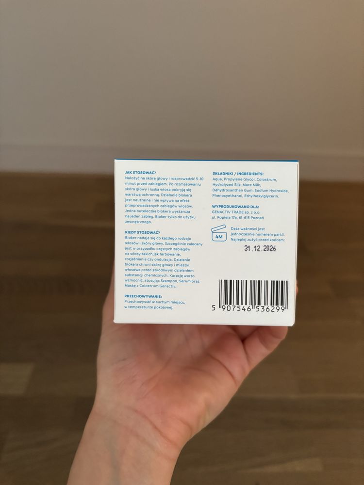 Genactiv bloker z colostrum do skóry głowy, 9x10 ml Gliwice