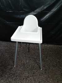 Krzesełko do karmienia IKEA Antilop ze stolikiem - stan idealny