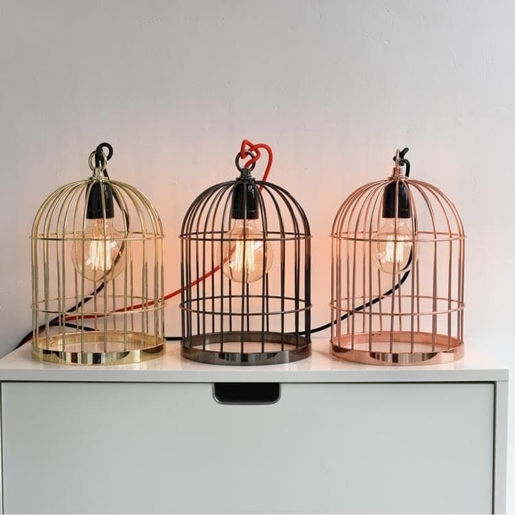 Lampa stojąca lub Lampa wisząca FILAMENSTYLE  33cm BIRDCAGE