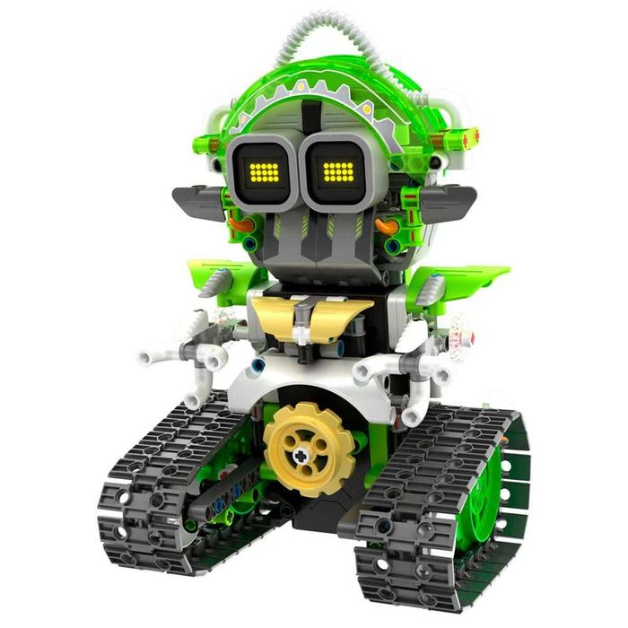 Конструктор STEM на радіокеруванні 3в1 "Турбо Равлик" Робот Бульдозер