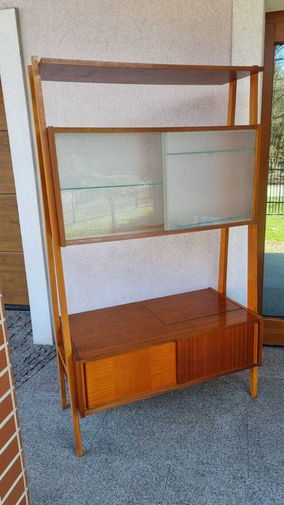 Regał modułowy Mid Century Design Lata 60 PRL Czechosłowacja Jirak