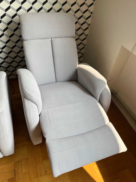 Nowa Sofa + 2 fotele SWARZĘDZ - Aqua Clean - funkcja relax