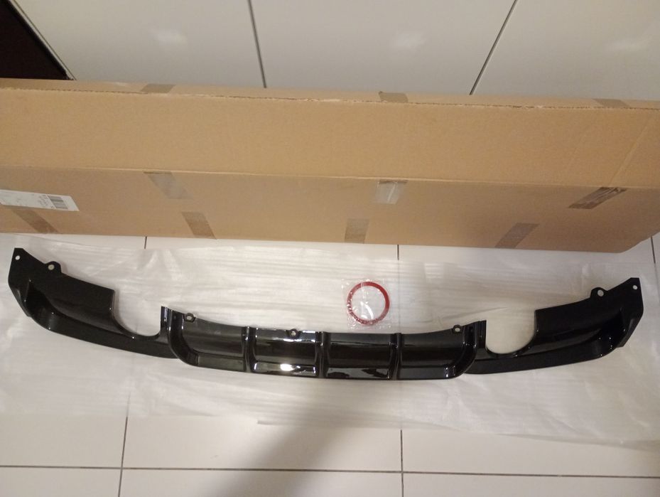 Dyfuzor bmw f30 i f31  mpakiet , połysk dokladaka zderzaka