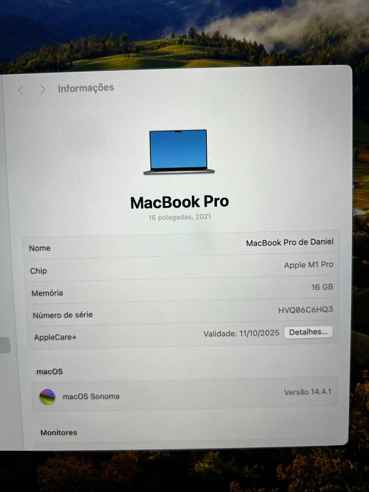 MacBook Pro 16.2" (2021) - M1 Pro