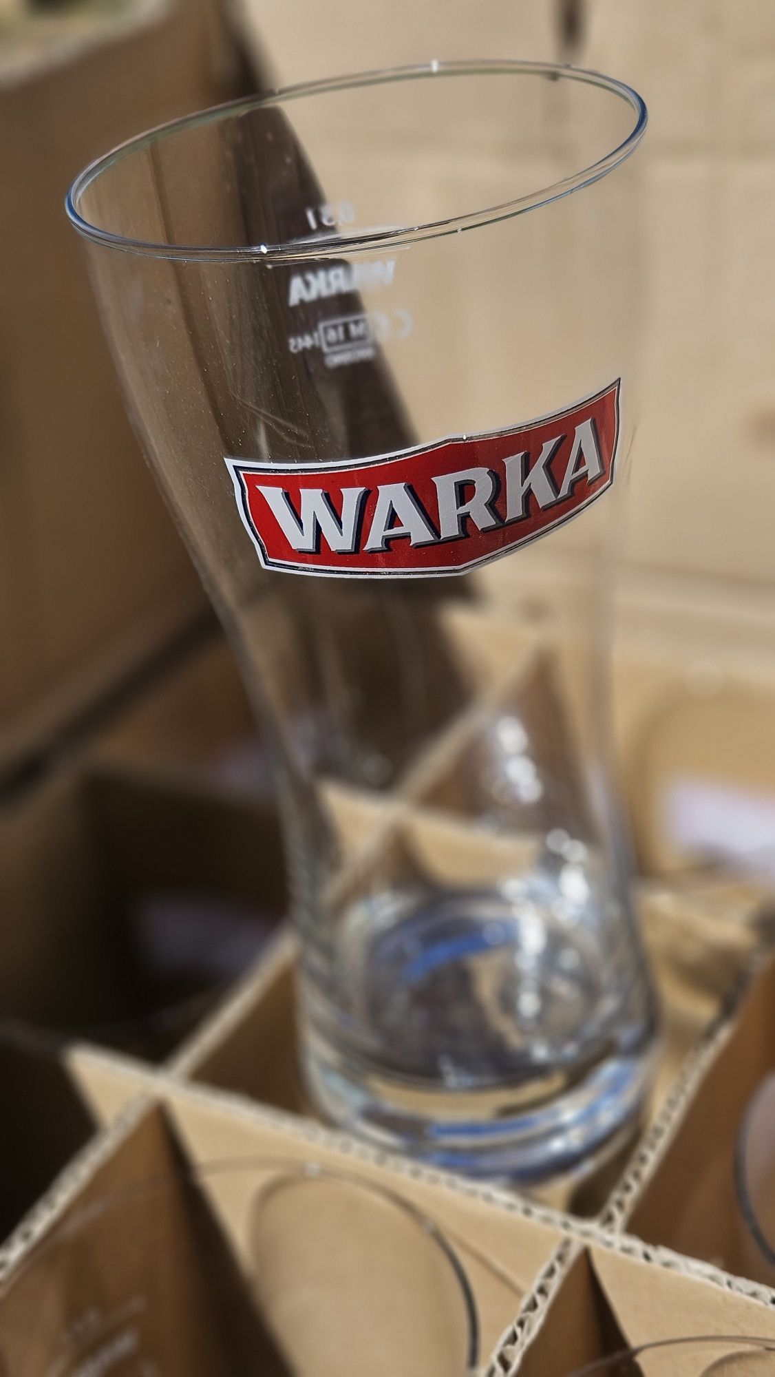 Kufel 0,5 l Warka 12 sztuk. Nowe