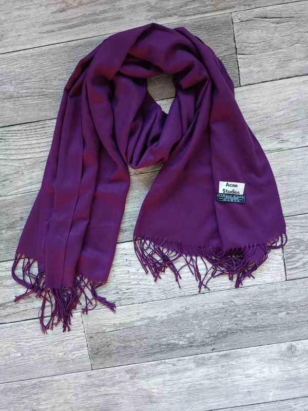 Acne studios szalik big scarf 100% virgin wool