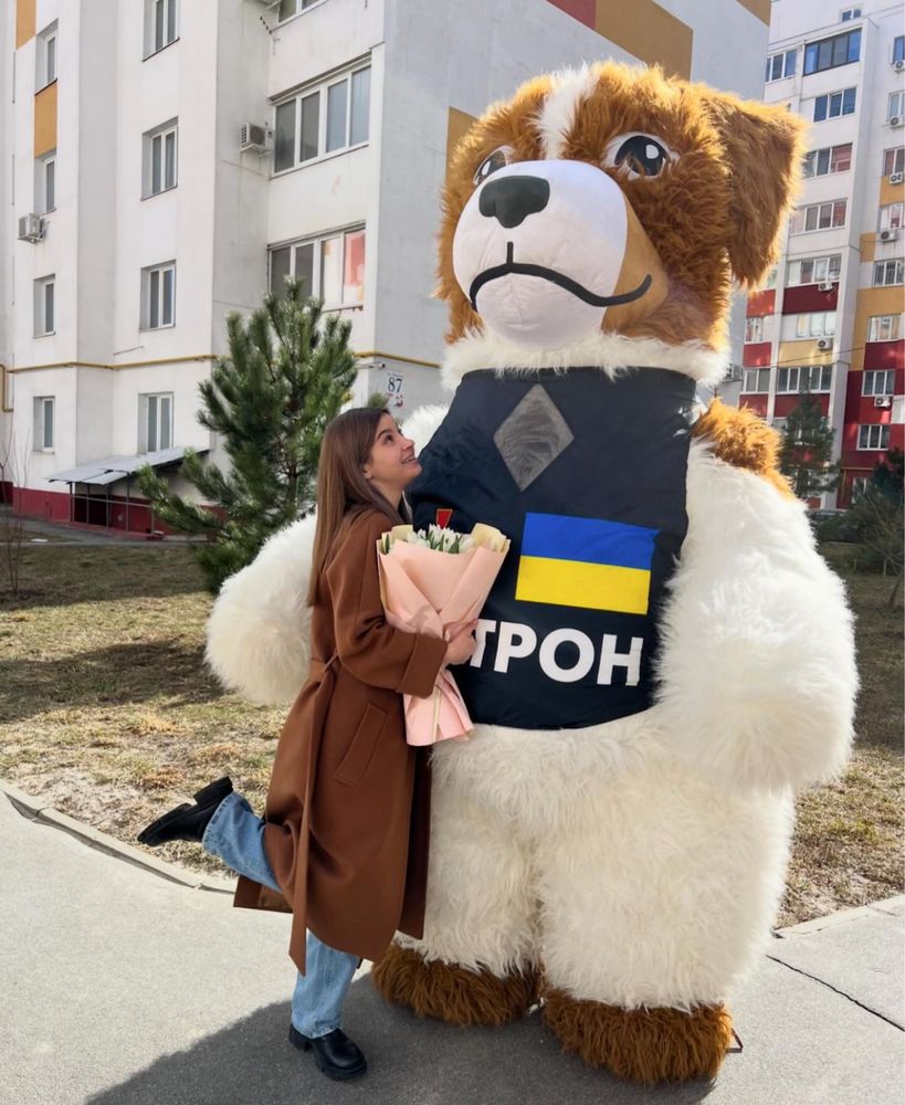 Пес Патрон Харьков , Поздравление Патрона , Аниматор Патрон