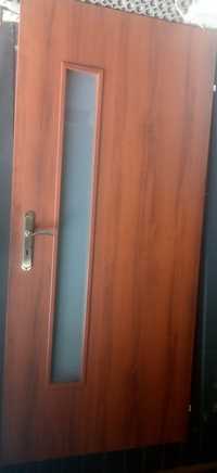 Drzwi wewnętrzne pokojowe z klamką szerokość 80 cm