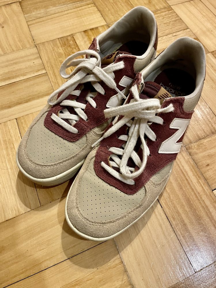Sapatilhas new balance - bege e bordeaux