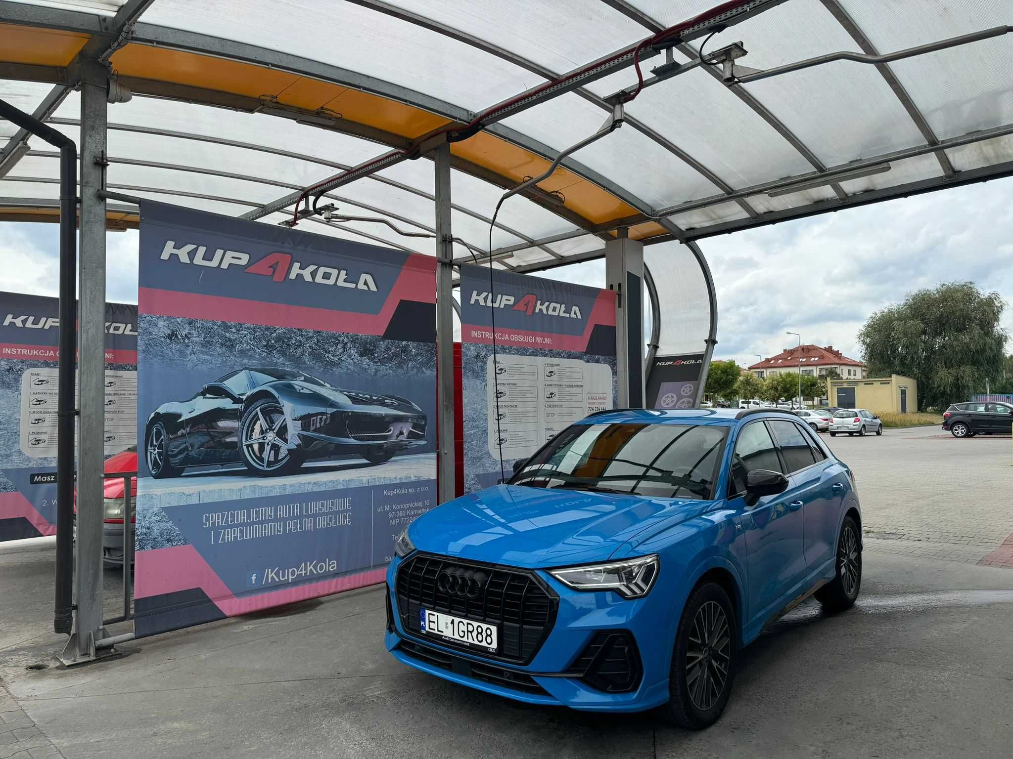 Myjnia samochodowa bezdotykowa automatyczna – Kleszczów, ul. Sportowa