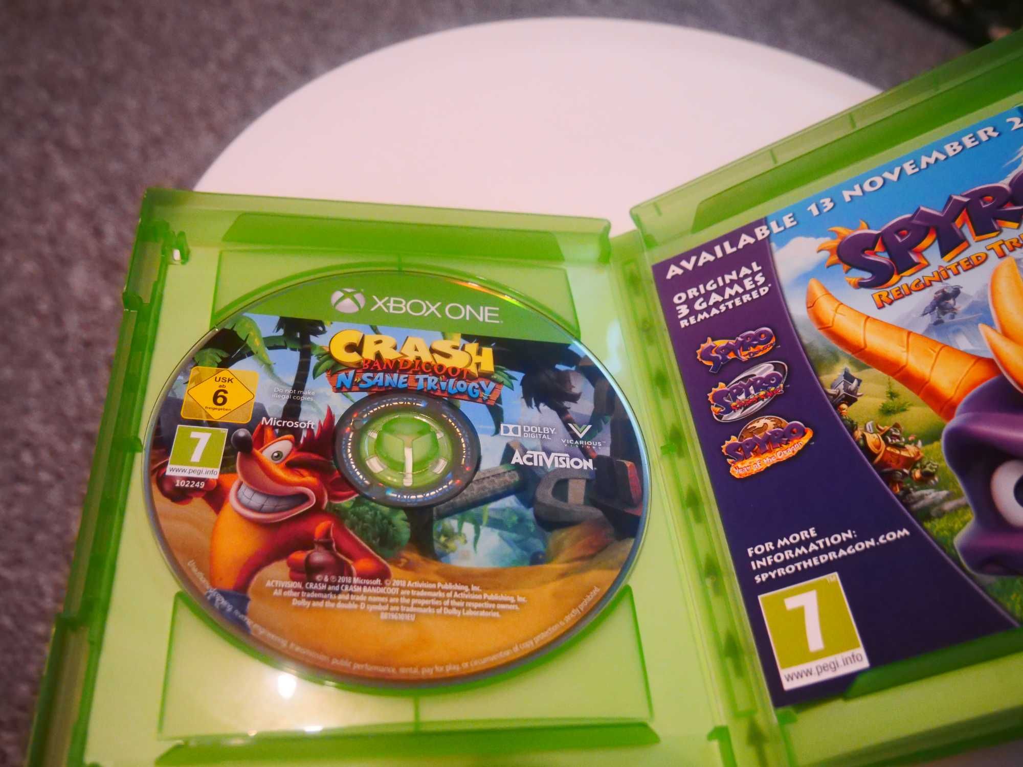 Gra na xbox one - Crash Bandicoot N.SANE TRILOGY