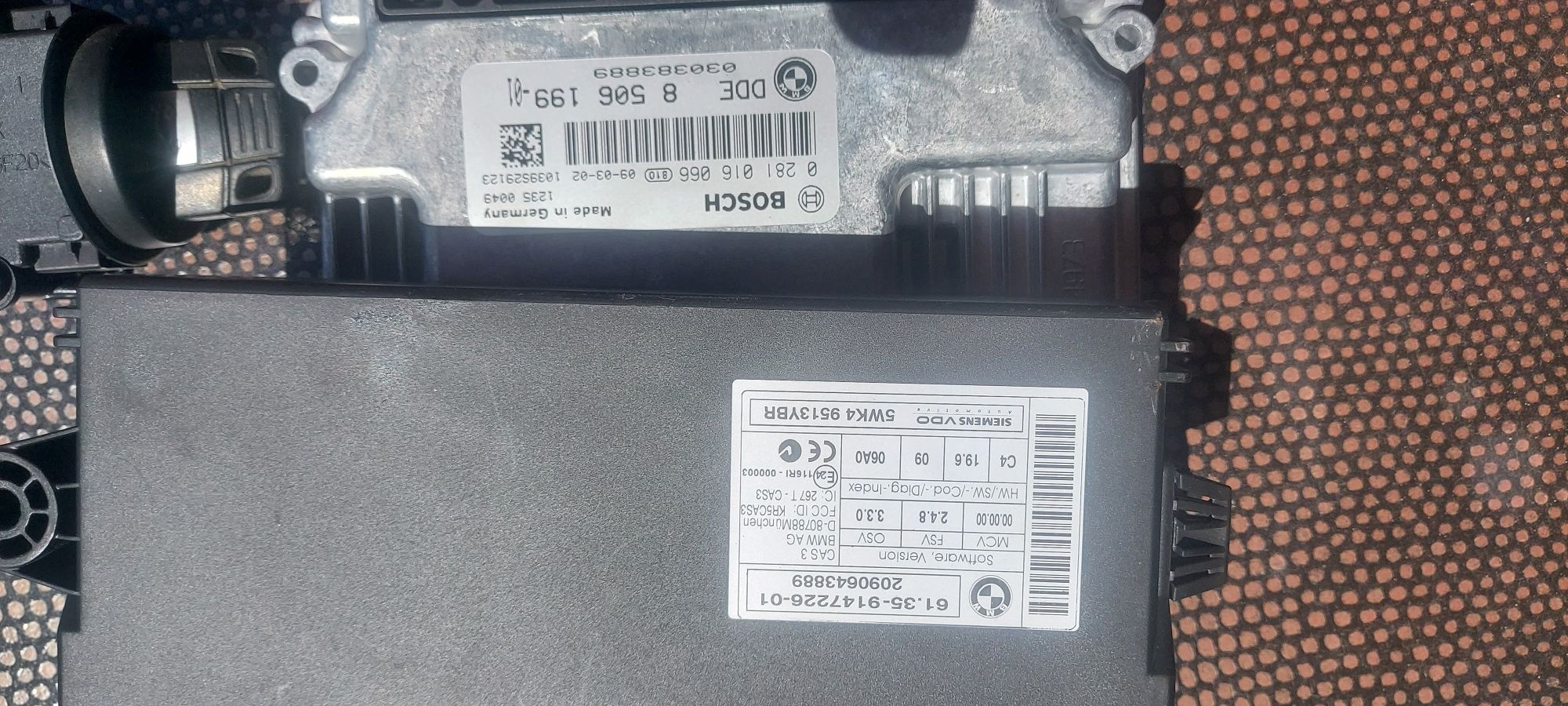 Zestaw startowy Cas Dme Bmw E60 E61 E90 2,0 n47 177km