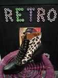 Botas pretas pele El Dantès originais tamanhos 35/36 NOVAS