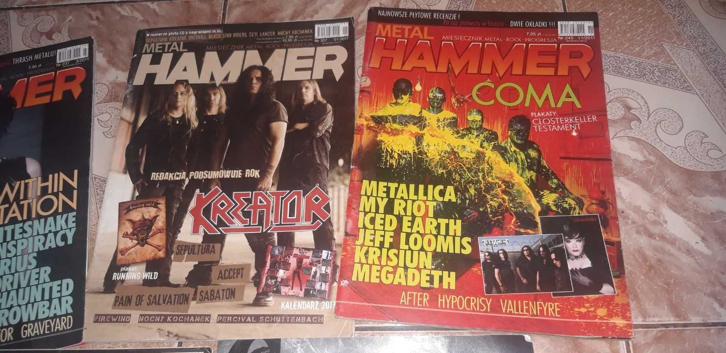 Czasopisma Metal Hammer  + Gitarzysta