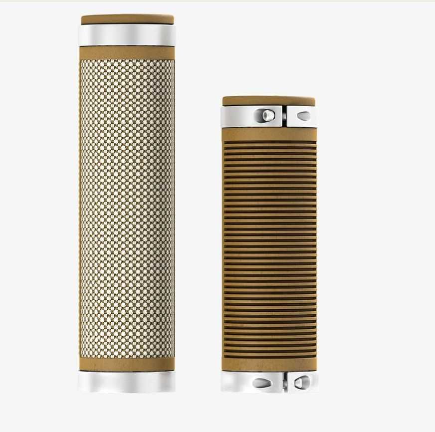 Chwyty rowerowe skręcane Brooks Rubber Grips 130 100 natural gripshift