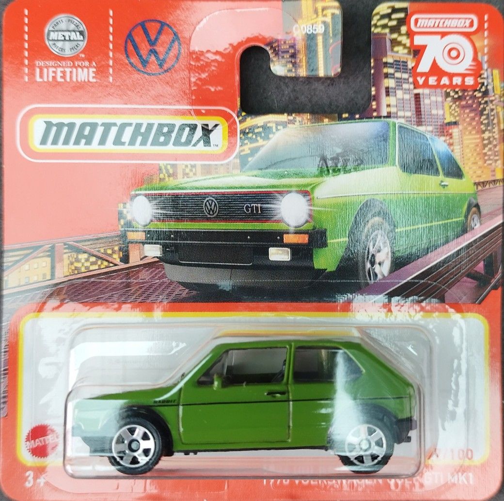 Matchbox 1976 Volkswagen Golf Model Nowy