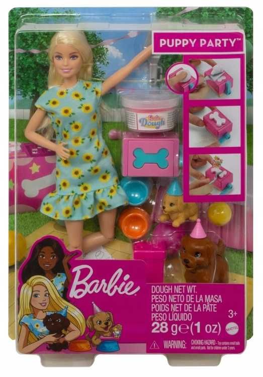 Lalka Barbie Przyjęcie dla szczeniaczków GXV75 Mattel