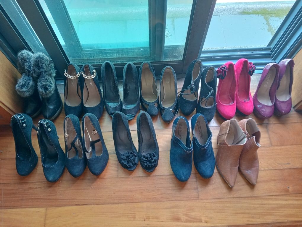 Sapatos altos tamanho 39