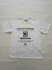 футболка Vetements Restricted 18+ balenciaga rick owens raf simons M L