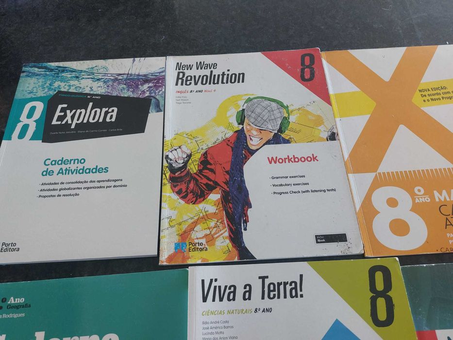 Cadernos de atividade 8ano