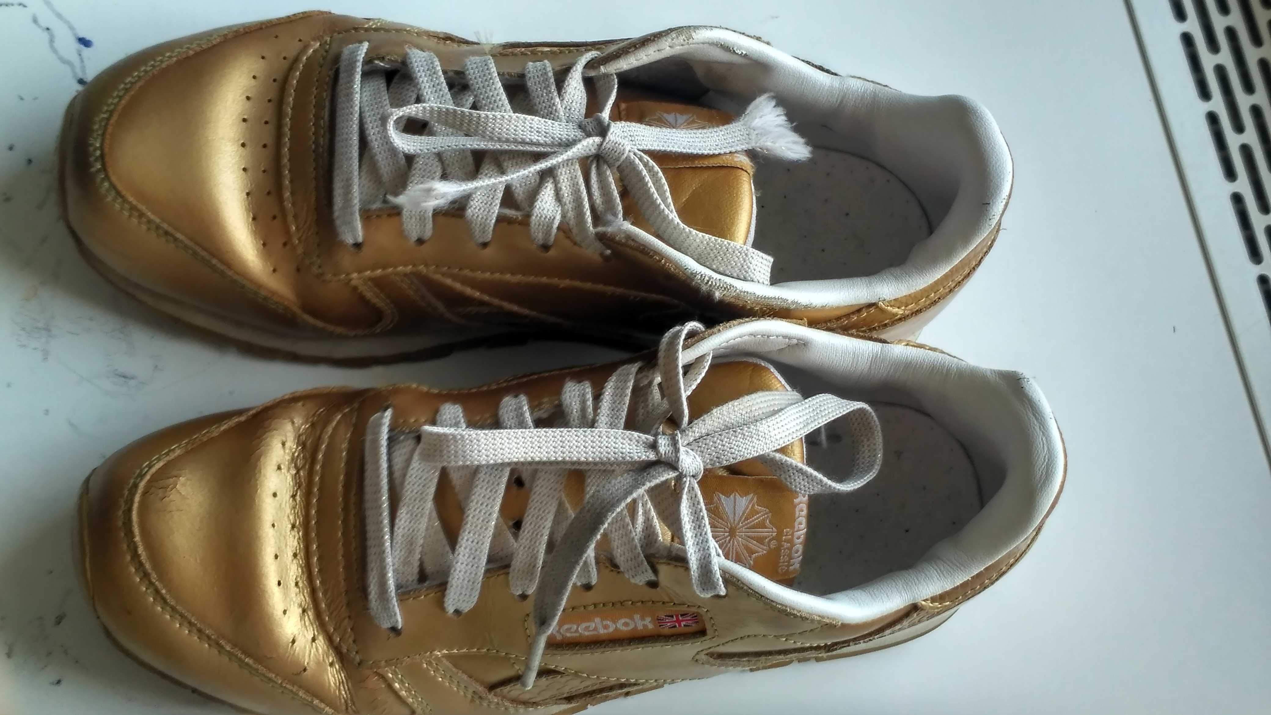 Adidas buty sportowe adidasy złote r. 36