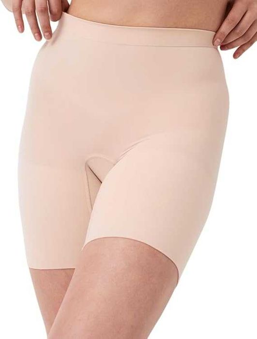 Spodenki Korygujące SPANX L Power Short Bezszwowe Soft Nude