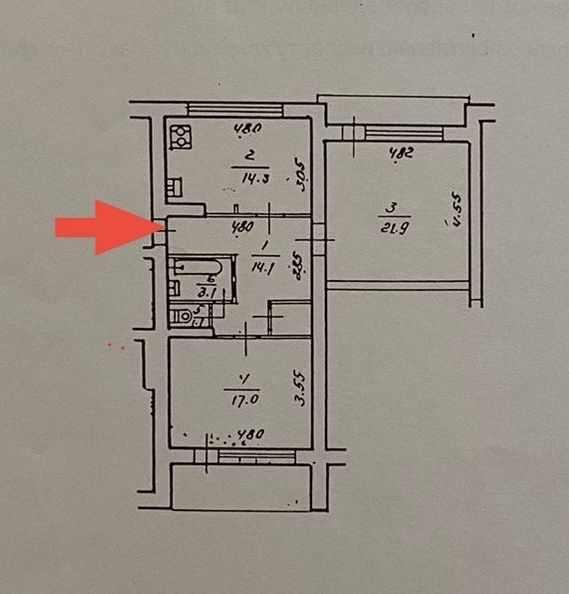 ‼️Продаж квартири 80м 2кім центр вул Грушевського 34а Арсенальна 3м