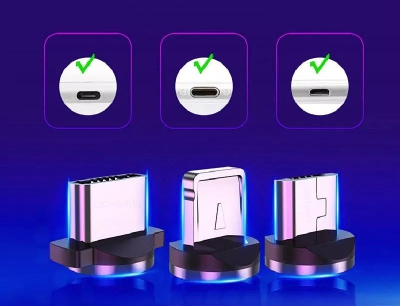 Cabo magnético de carregamento rápido