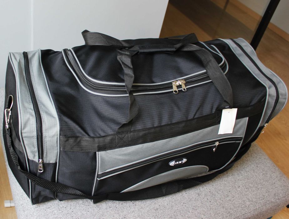 Wielka torba podróżna XXL marki Ormy 90cm Czarna Super cena!
