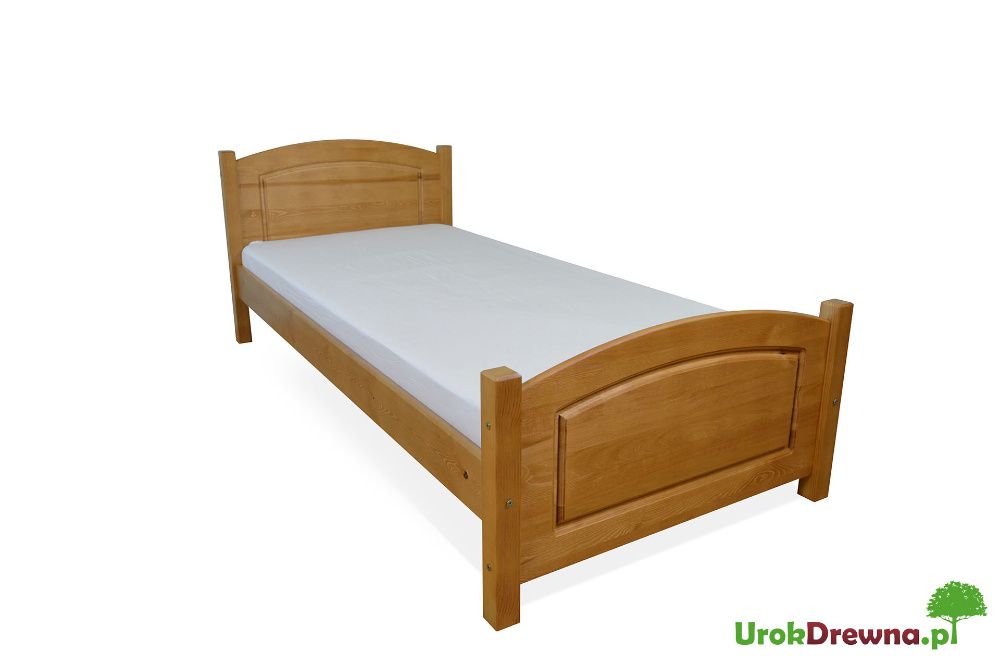 Łóżko drewniane jednoosobowe pojedyncze 90x200 sosnowe Mario, Wysyłka