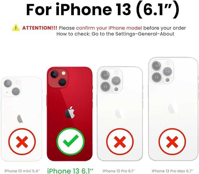 Etui kompatybilne z iPhone 13, z 2 x folią ochronną (10)