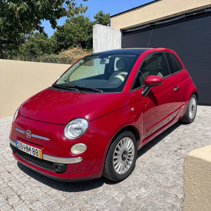 Fiat 500 vermelho
