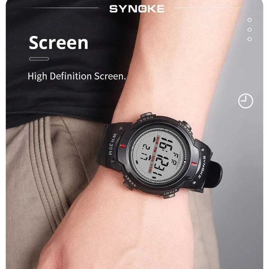 Часы SYNOKE WR 30M электронные/ спортивные часы/ водонепроницаемые