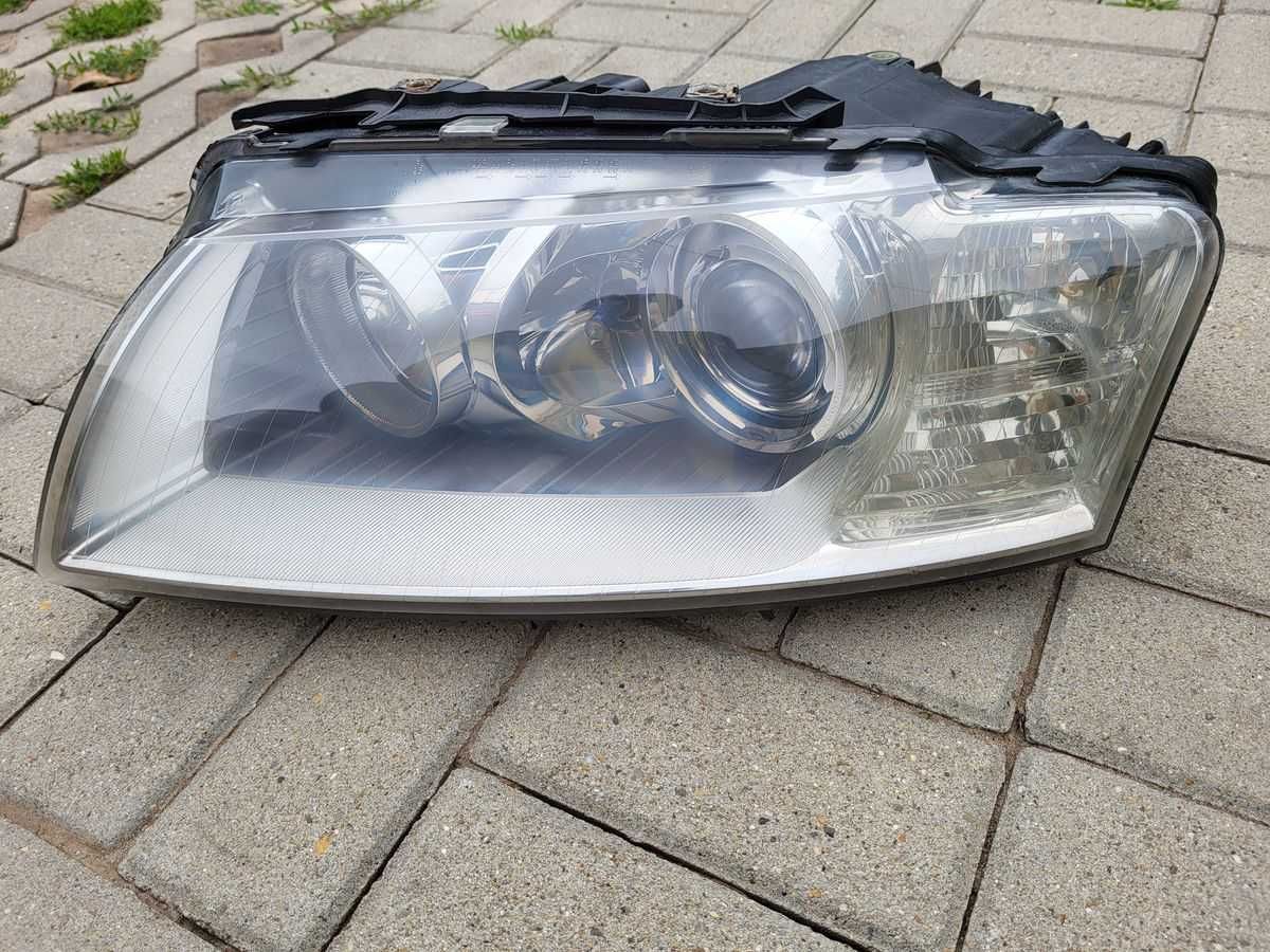 AUDI A8 D3 lampa lewa skrętna , bixenon - EU , kompletna .