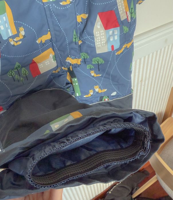 Kombinezon w liski dla chlopca zimowy Tchibo 110/116 cieply