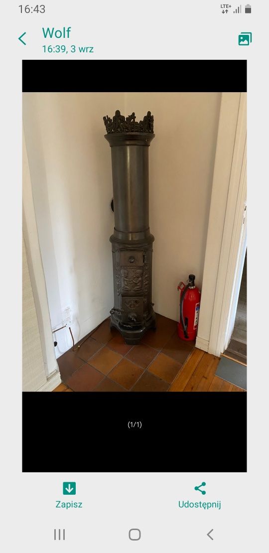 Piec antyczny Skandynawski