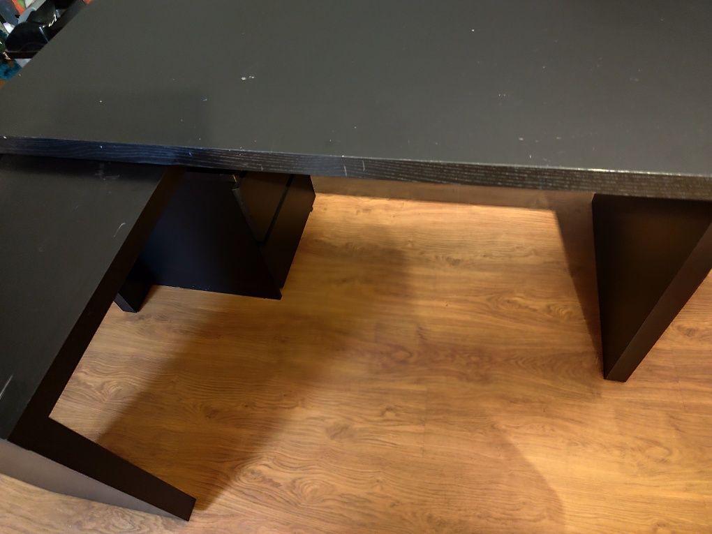 Ikea biurko plus box używane stan dobry
