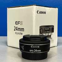 Canon EF-S 24mm f/2.8 STM (NOVA - 3 ANOS DE GARANTIA)
