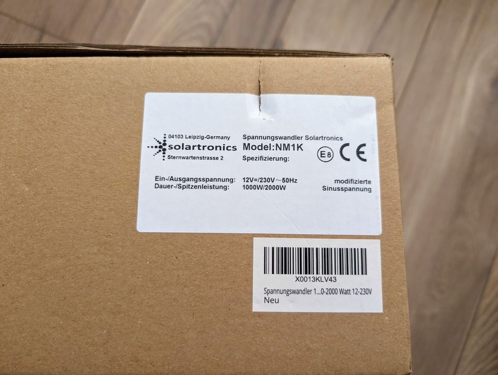 Інвертор Solartronics NM1K 12-220V 1000/2000W