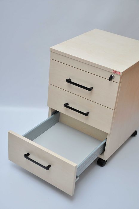 Szafka, komoda, kontenerek biurowy - centralny zamek