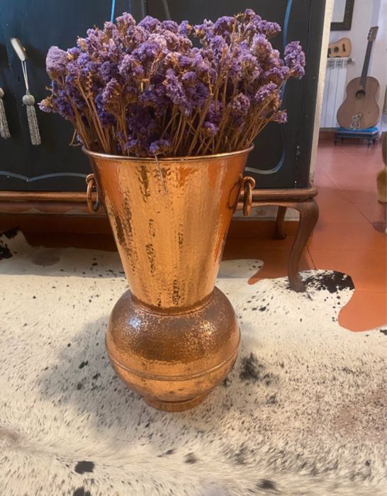 Floreira/chapeleira cobre