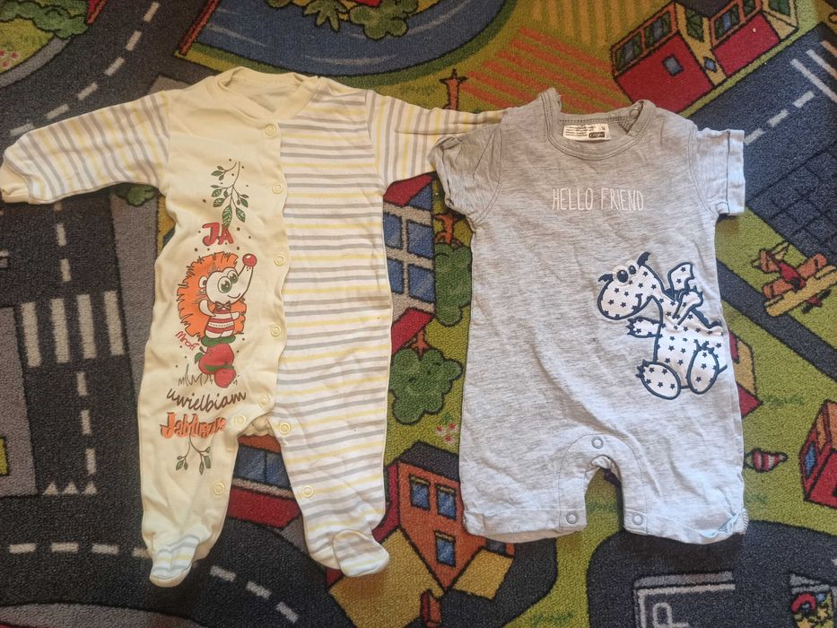 Zestaw rampers, piżama Ergee r. 56