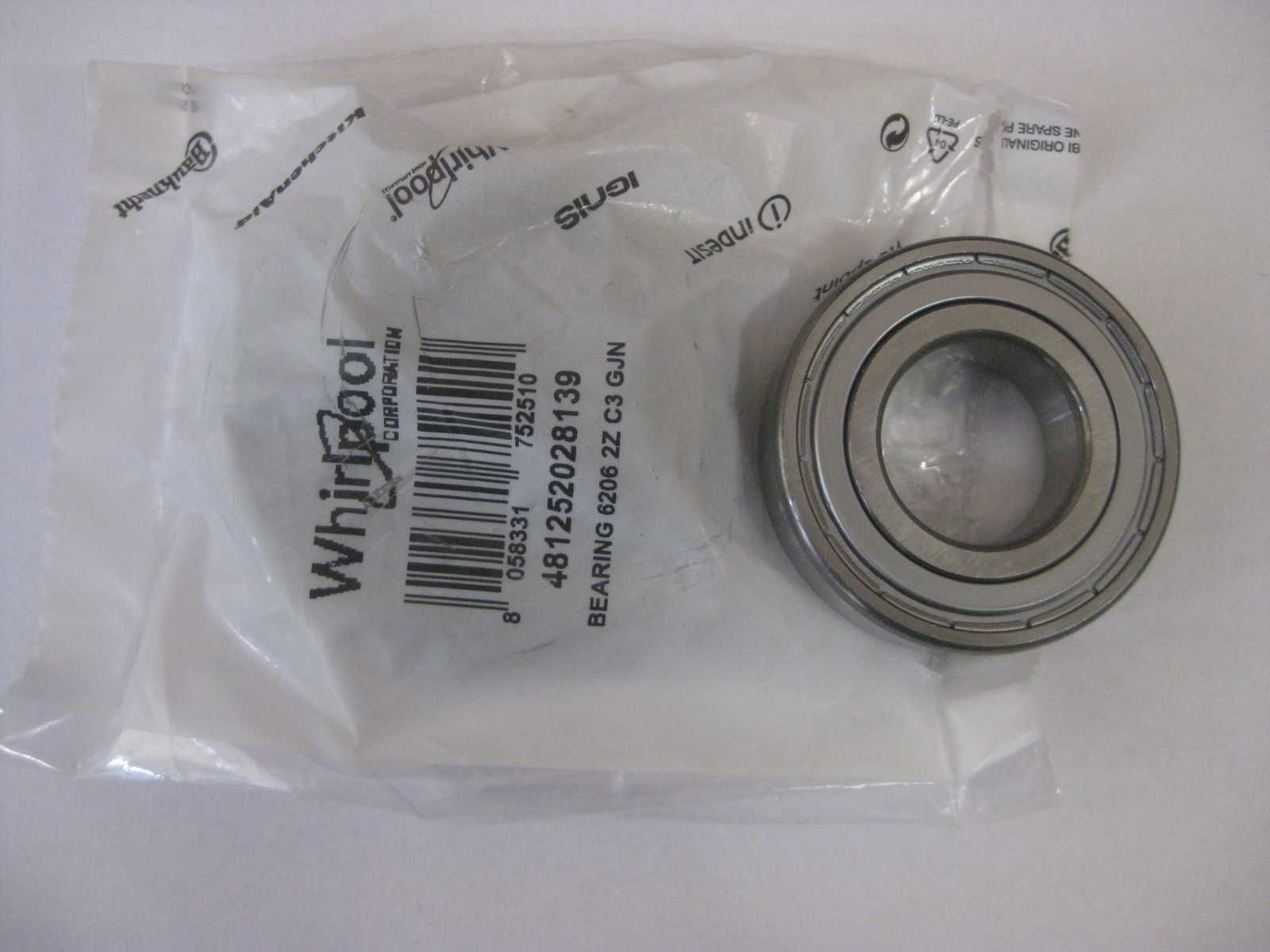 Подшипник SKF 202-206 zz, в заводской упаковке Whirlpool.