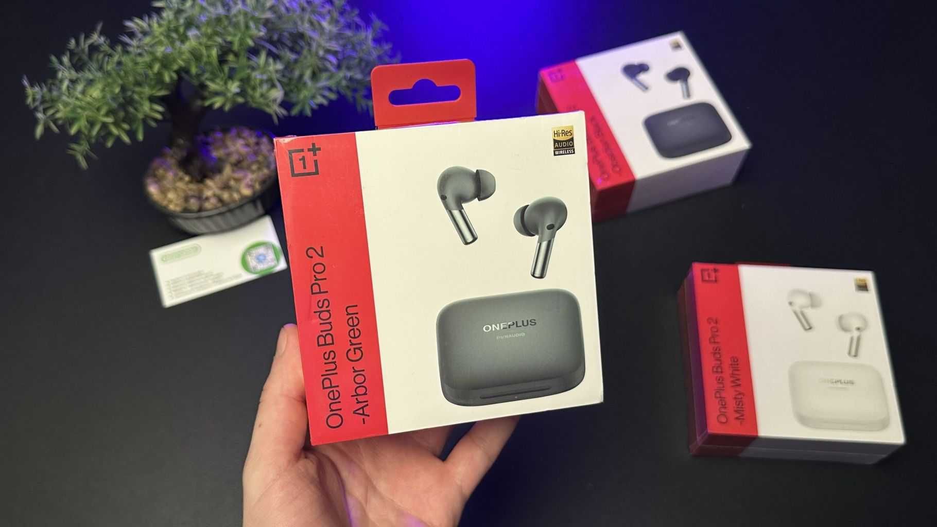 NEW Навушники TWS OnePlus Buds Pro 2 Arbor Green/Blac/White Гарантія