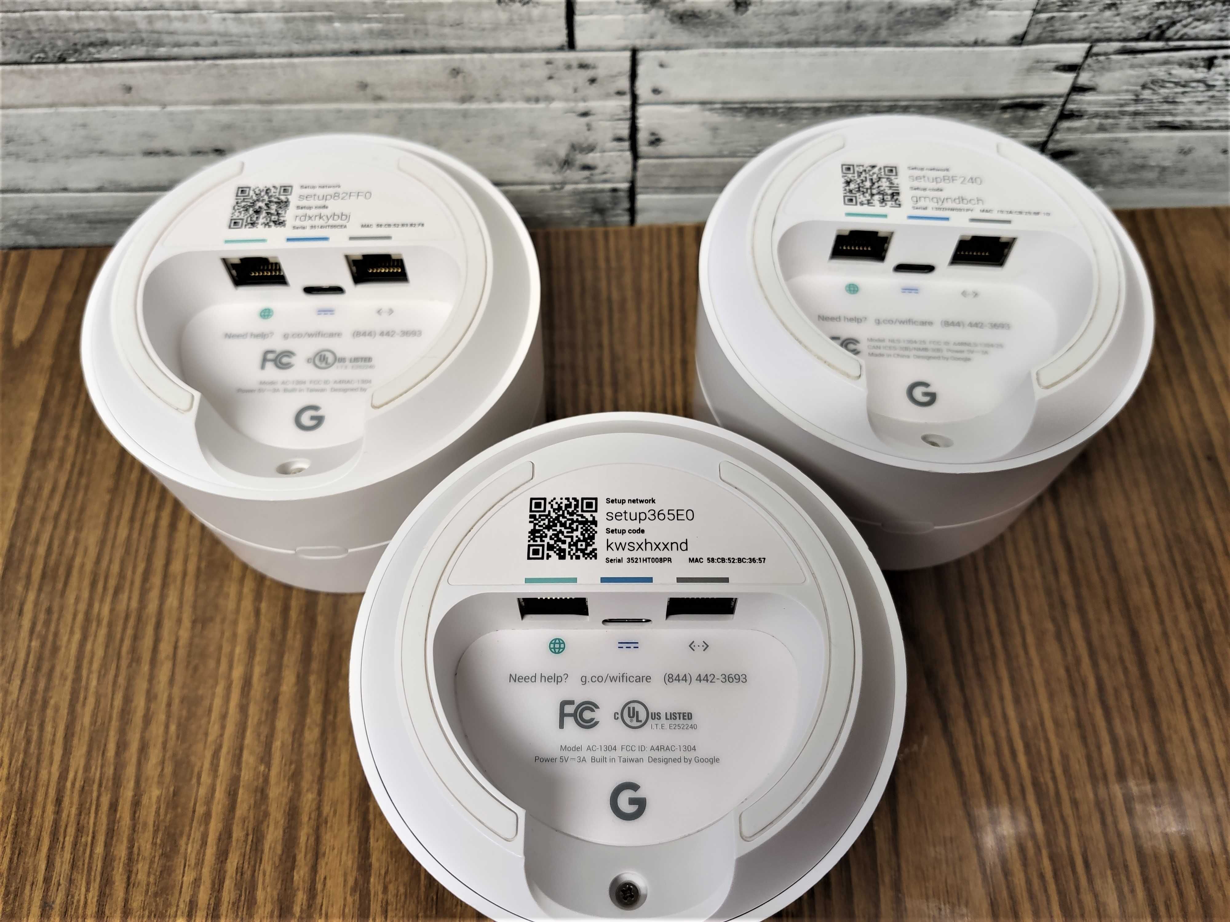 Wi-Fi Mesh Роутер Google AC-1304 питание USB Type-C 5в.  AC1200