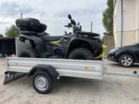 Przyczepa wynajem wypozyczalnia KAT B do motorow motocyklowa QUAD
