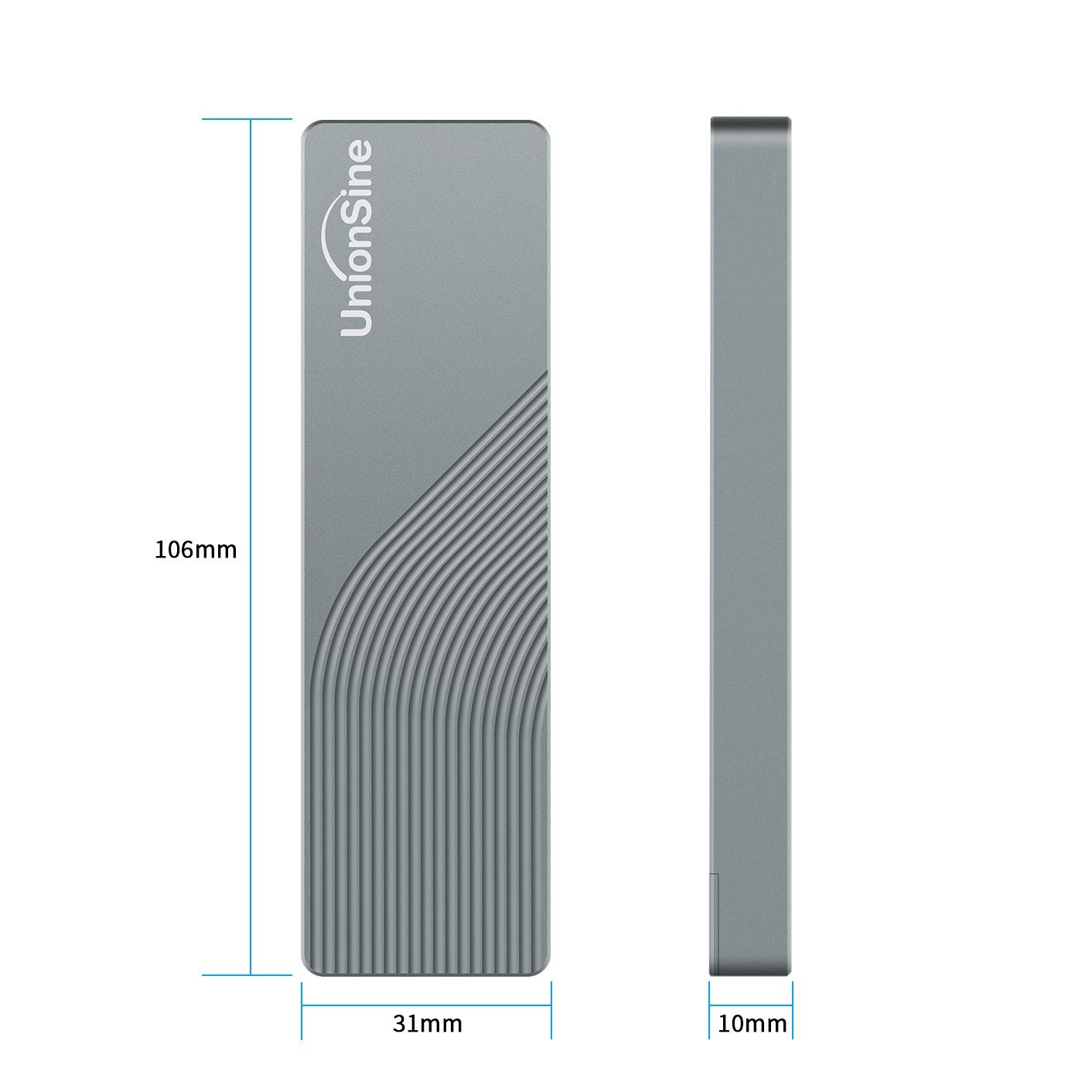 Карман ssd Двойной протокол Union Sine M2 NVMe/NGFF SATA